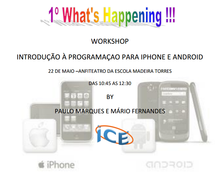 WORKSHOP IPHONE ANDROID